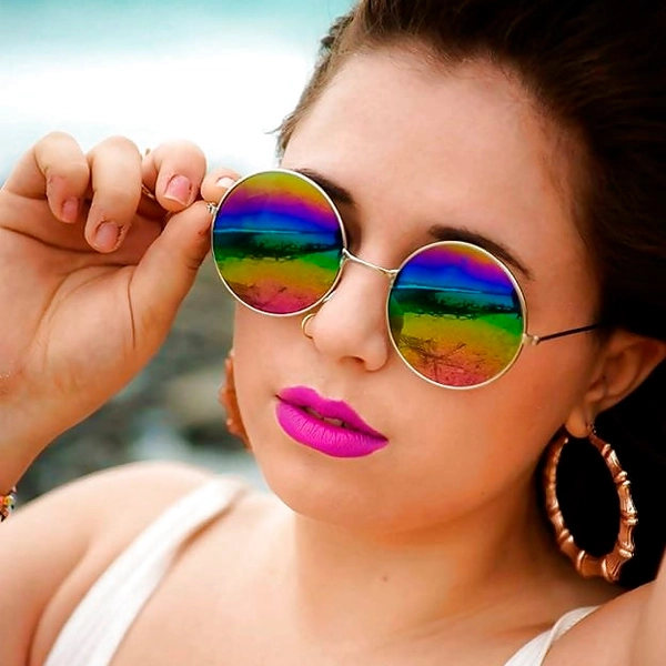 очки хамелеоны круглые