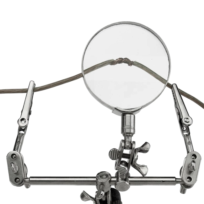 держатель плат третья рука с лупой