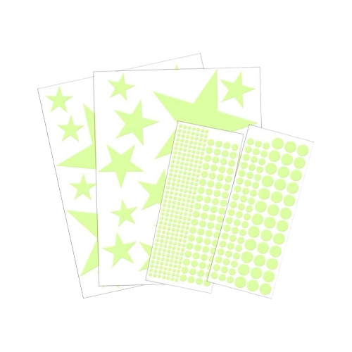 светящаяся луна и звезды