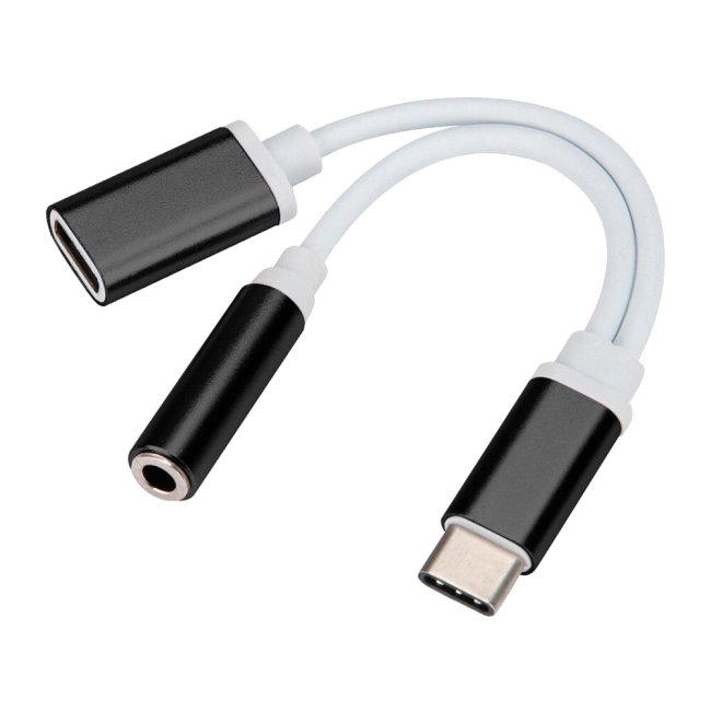 перехідник type-c на type-c та 3.5 мм