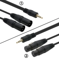аудіо кабель на 2 xlr