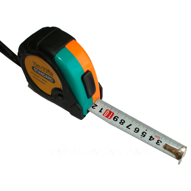 рулетка з фіксатором 10 м