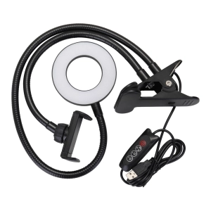 Гнучкий тримач для телефону з led підсвічуванням тримач для телефону з лампою