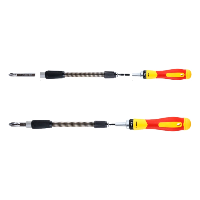 отвертки с набором торцевых головок и бит