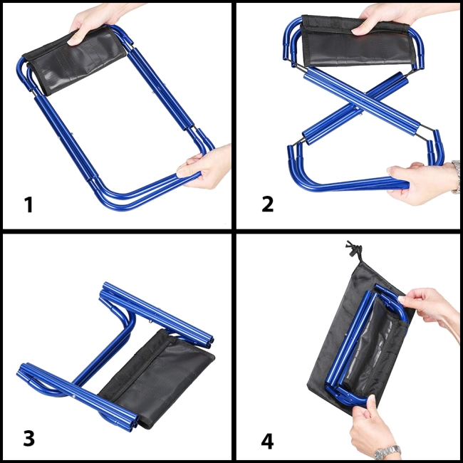 алюмінієвий складний стілець