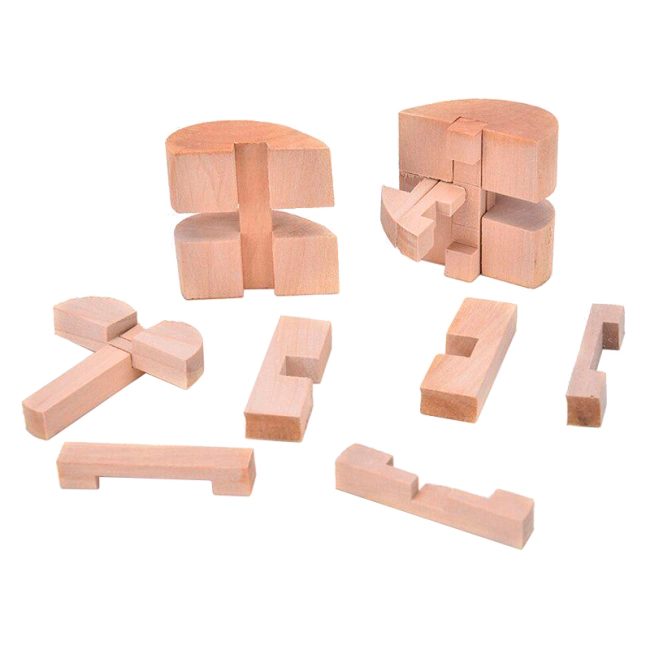 деревянная головоломка сердце