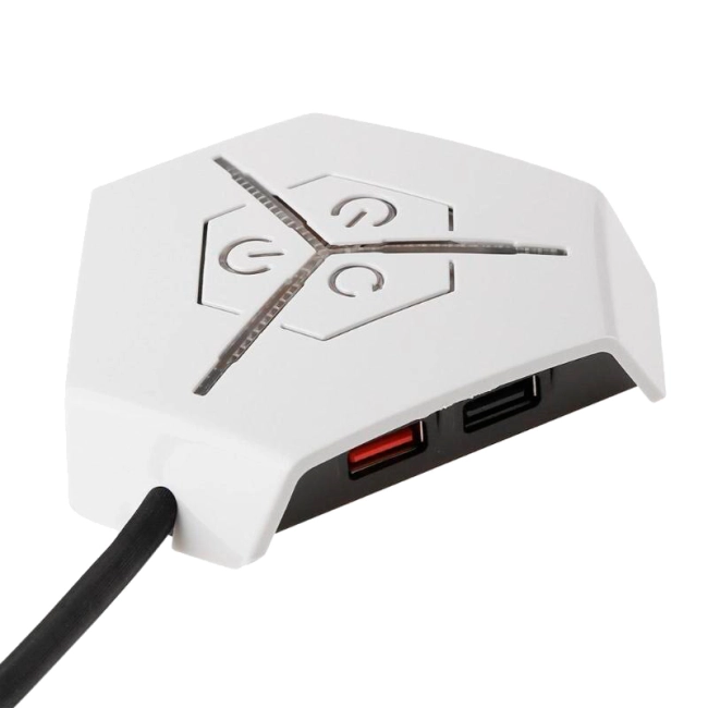 кнопка питания с портами usb