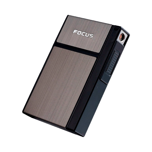 портсигар с зажигалкой на 20 сигарет