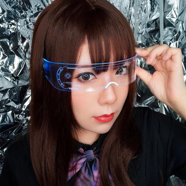 прозорі окуляри з підсветкою