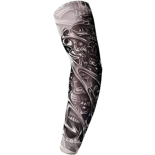 рукав из ткани с тату