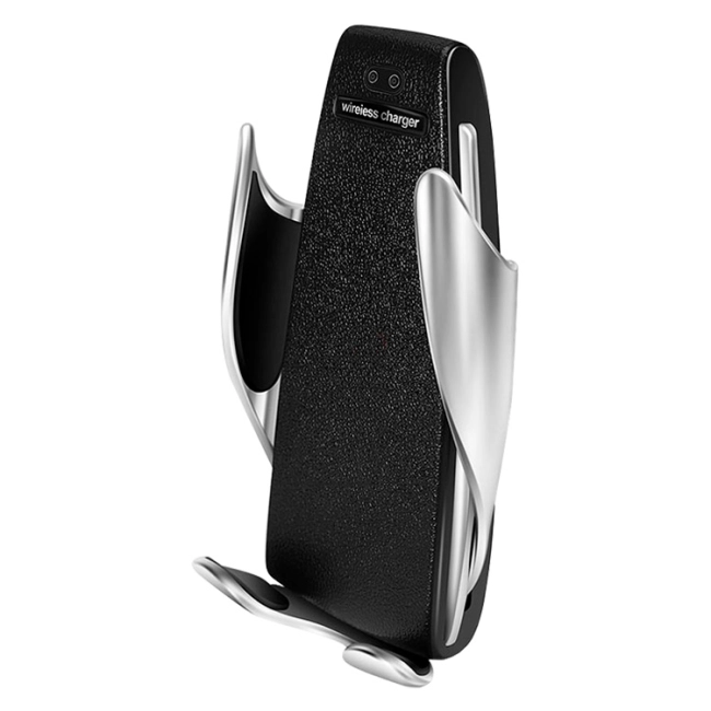 тримач для телефону в машину з бездротовою зарядкою