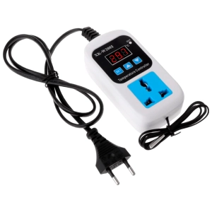 Цифровой терморегулятор с розеткой и выносным датчиком XK W-2001 цифровой терморегулятор с розеткой