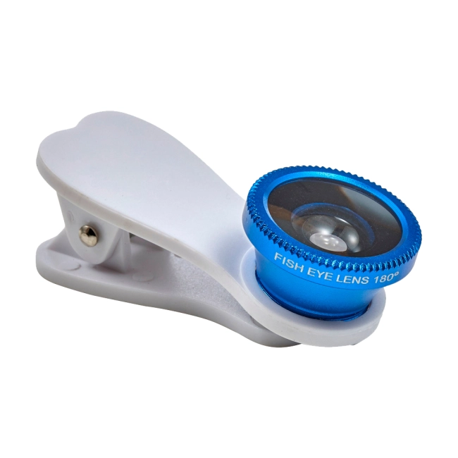 риб'яче око на об'єктив телефону