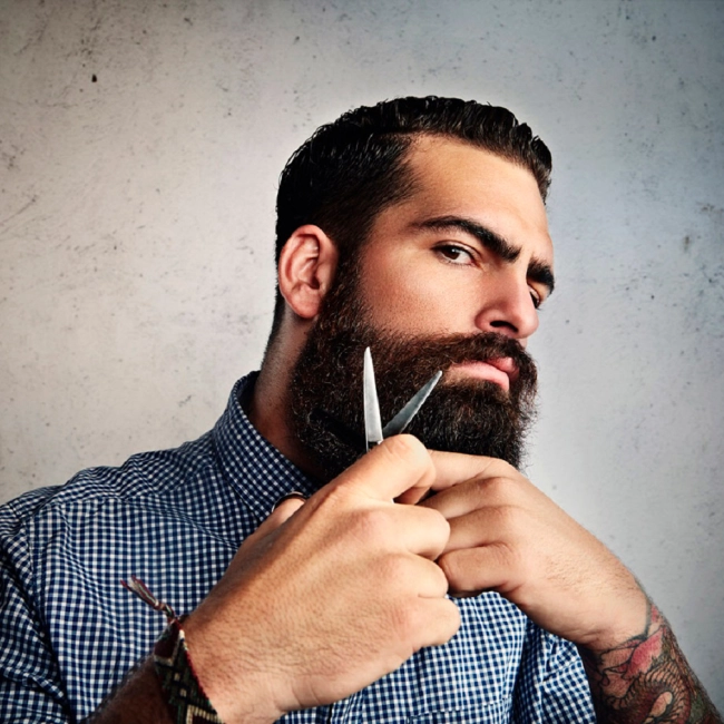 набор за уходом бороды и усами