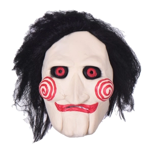 Латексная маска Билли из фильма Пила (SAW) маска на лицо пила