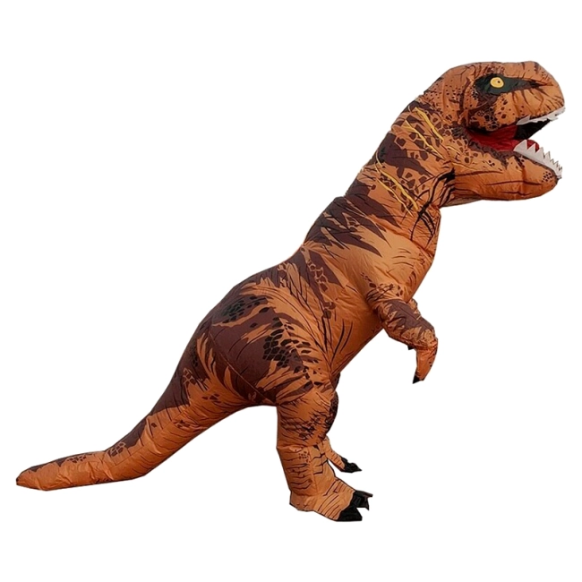 надувной костюм t rex