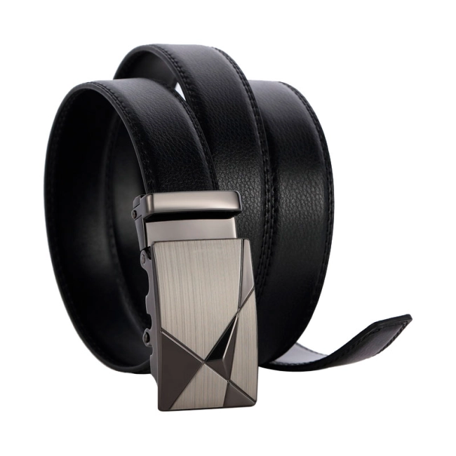 шкіряний ремінь з автоматичною пряжкою