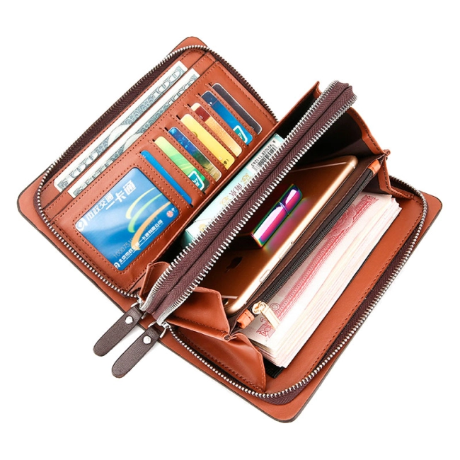 мужской клатч на два отделения