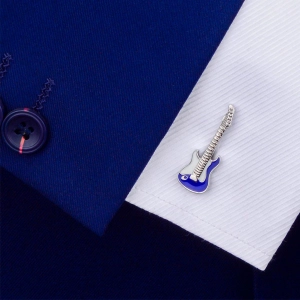 Мужские запонки с гитарой мужские запонки