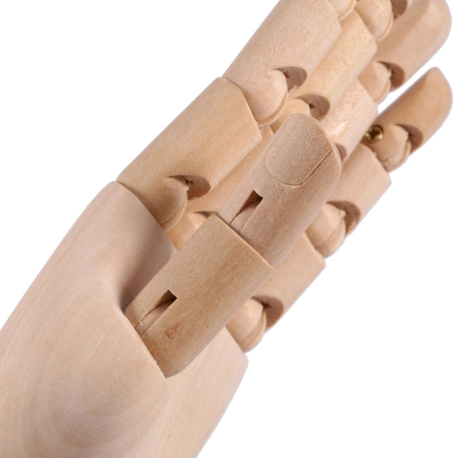 рука шарнірна з дерева