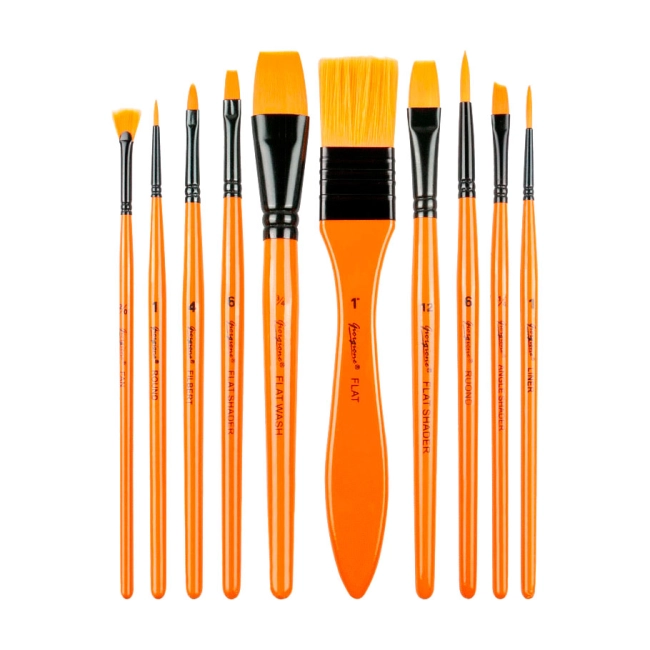 кисті для гуаші та акварелі