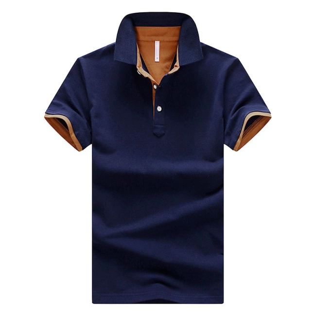 мужское поло с короткими рукавами