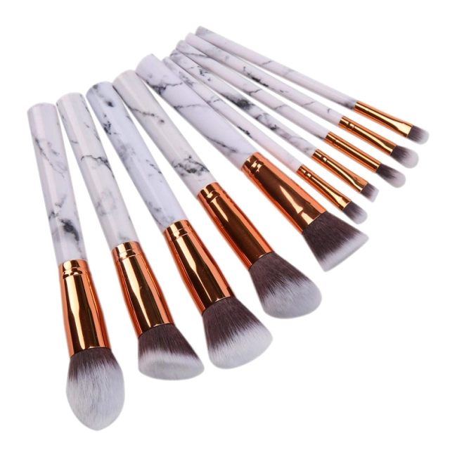 набор кистей для макияжа в тубусе