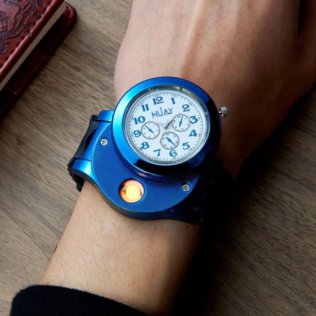 часы с электронной зажигалкой