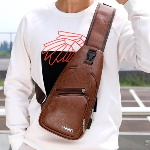 Чоловіча сумка слінг через плече чоловіча сумка слінг