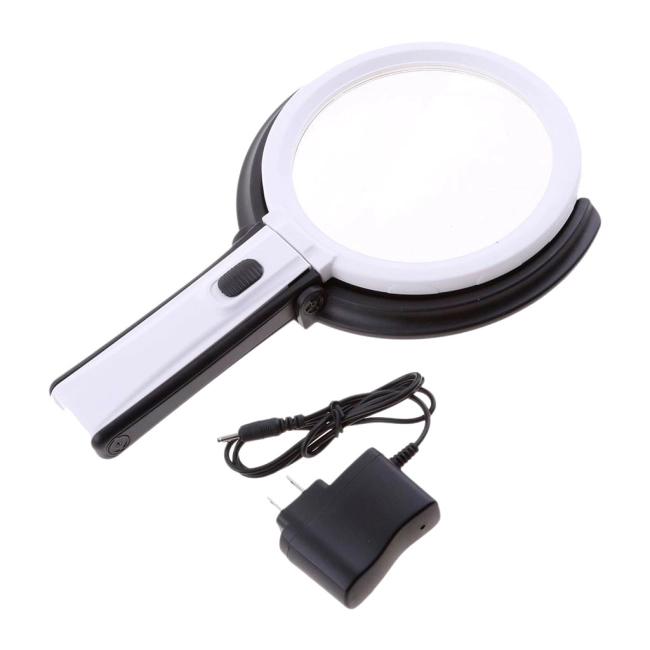 настольная светодиодная лупа