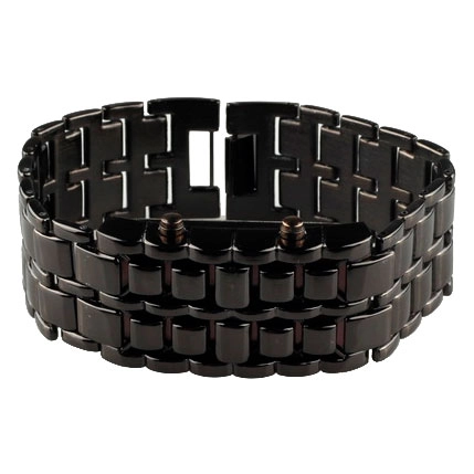 LED часы самурай