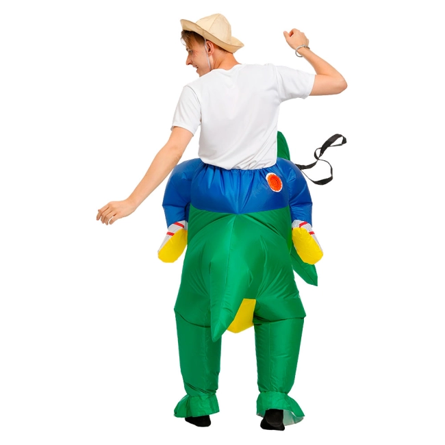 динозавр костюм-всадника