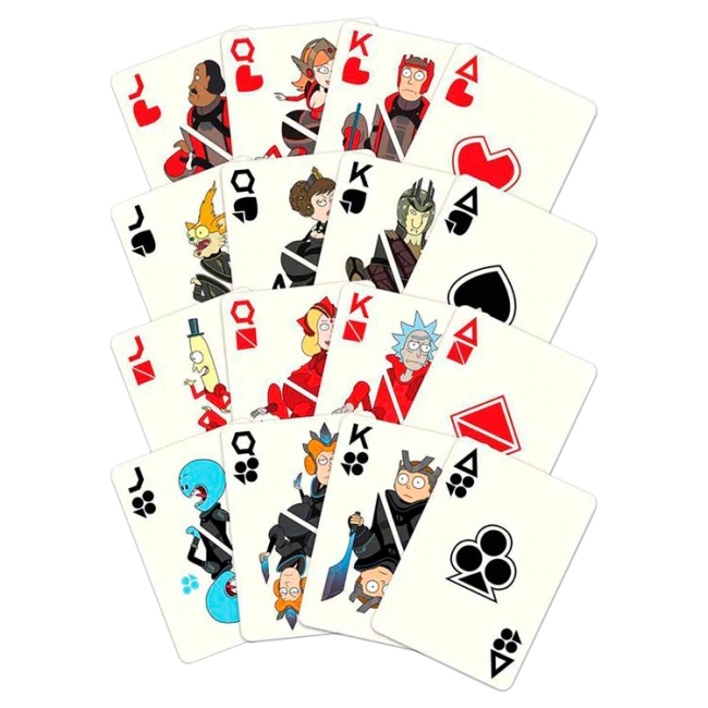 карти гральні з ріком та морті