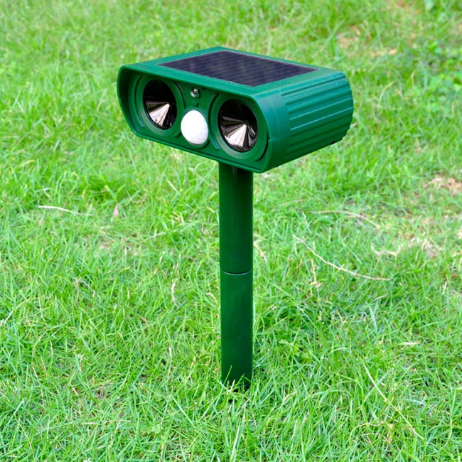 ультразвуковой отпугиватель с солнечной батареей