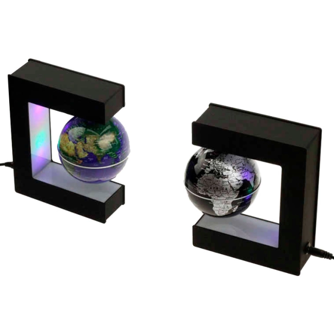 глобус левитирующий с подсветкой