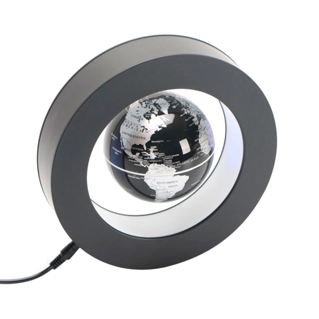 парящий глобус на магнитном поле