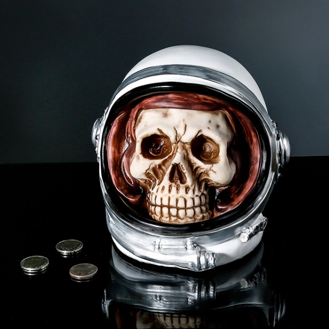 копилка с черепом