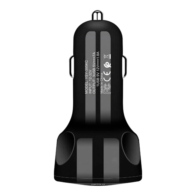 зарядное устройство в прикуриватель на 3 usb