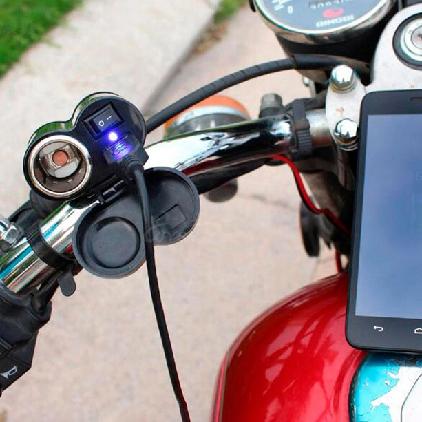 прикуриватель для мотоцикла