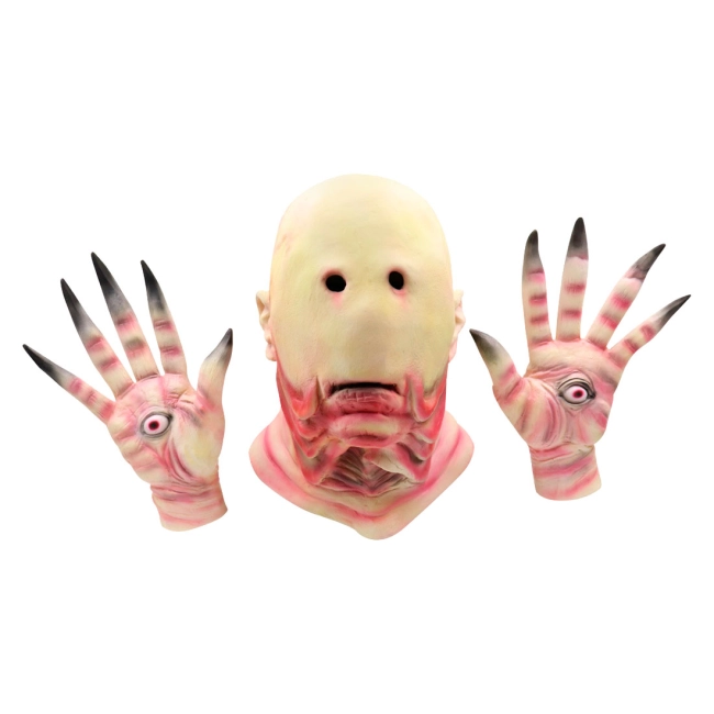 страшні маска та рукавички