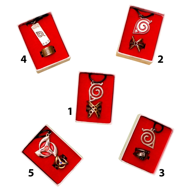 аниме кольцо и кулон