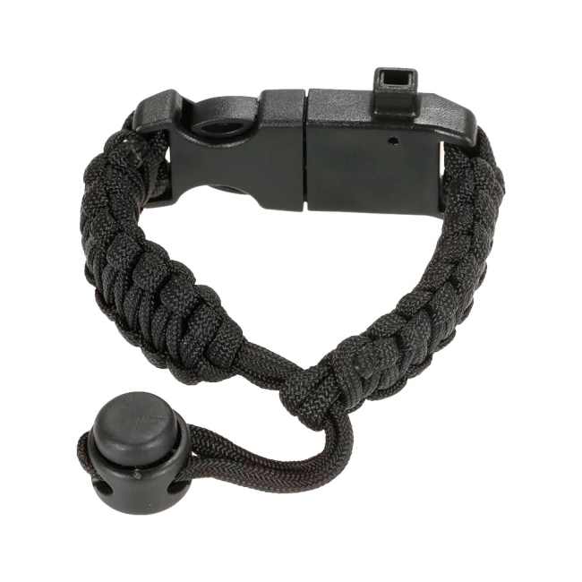 браслет для виживання з огнивом і свистком