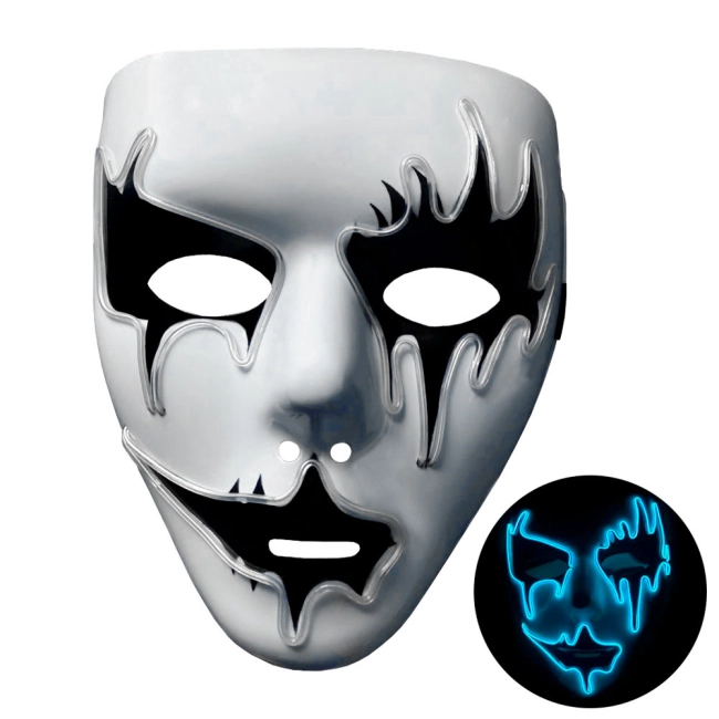 неонова маска що світиться