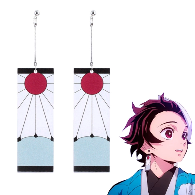 серьги танджиро