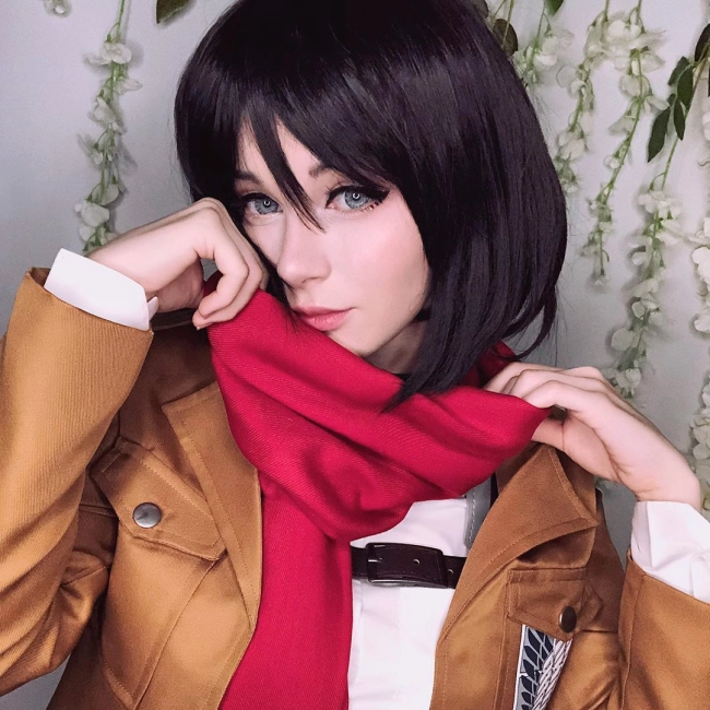 атака титанів шарф мікаси