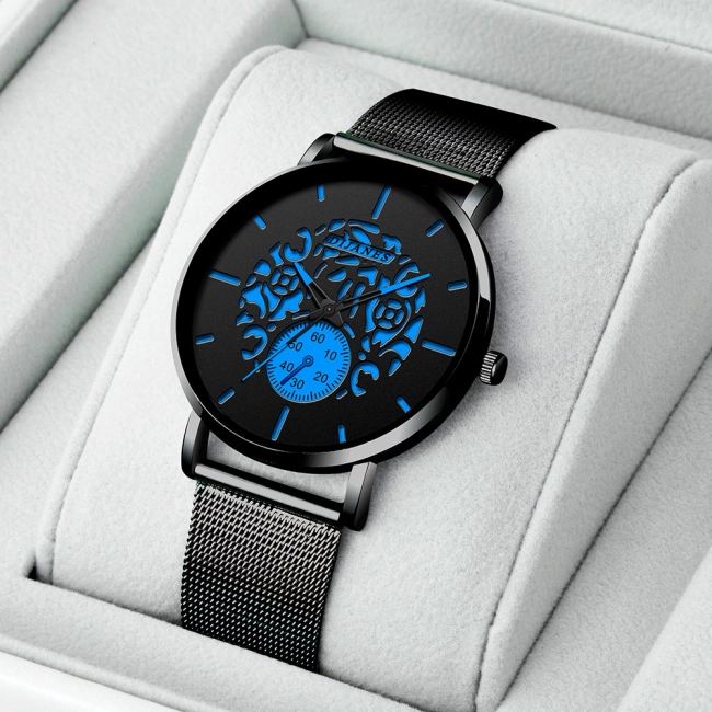 наручний годинник зі сталевим браслетом