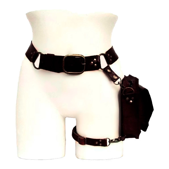 поясная сумка на ногу