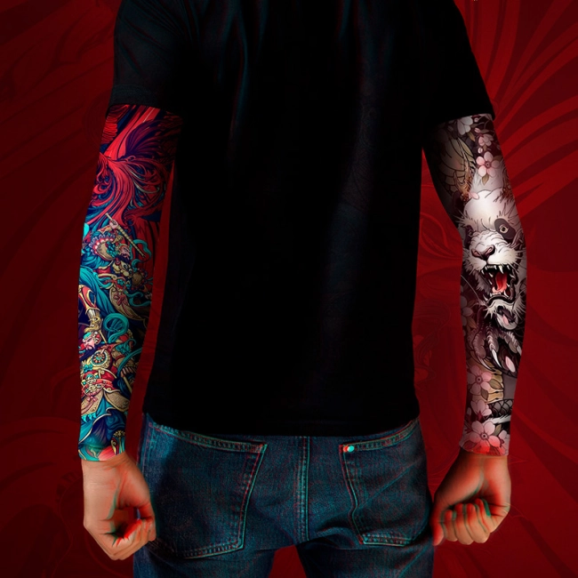 рукави з імітацією татуювань
