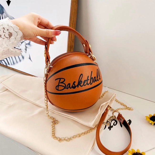 сумка в форме баскетбольного мяча