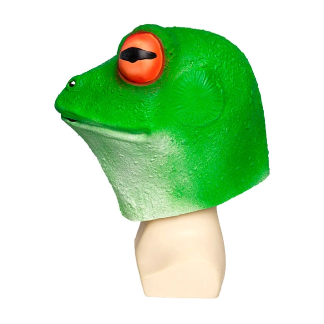 маска на голову лягушка